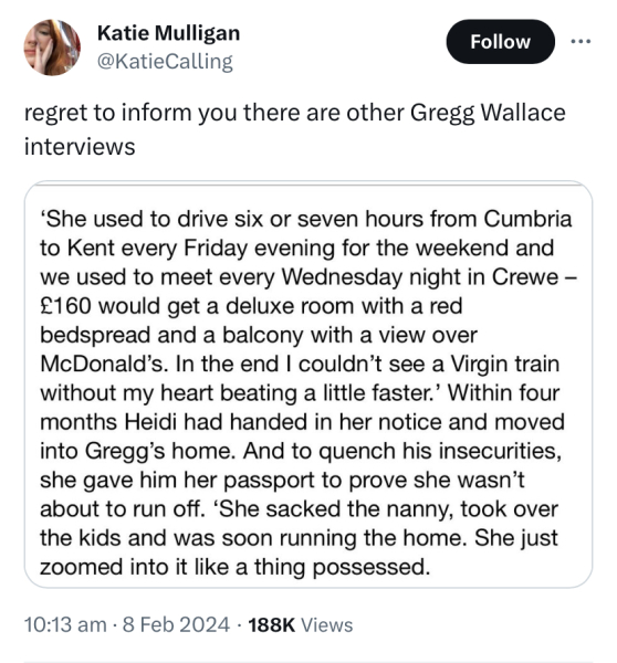 Gregg "Partridge" Wallace