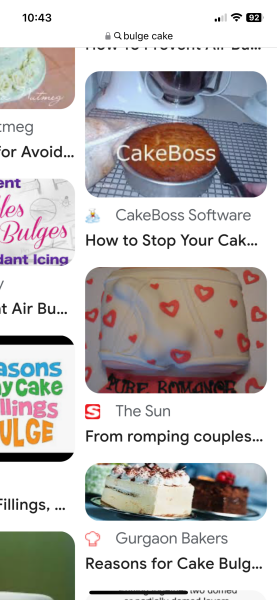 How can I make this 'Bulge Cake' look more realistic?