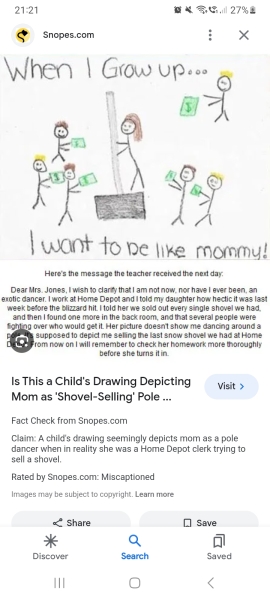 I'm horrified....
