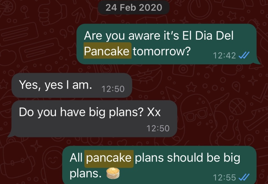 To hate it being called pancake tuesday