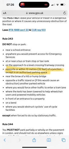 It's a parking one!
