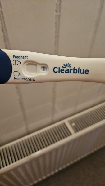 Faint positive Clear Blue