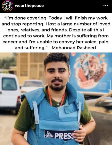 Journalists on the ground in Gaza