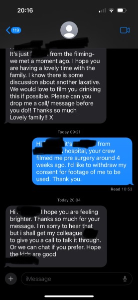 Withdrawing consent