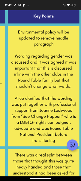 Advice of one transwoman changed rules in single sex social organisation