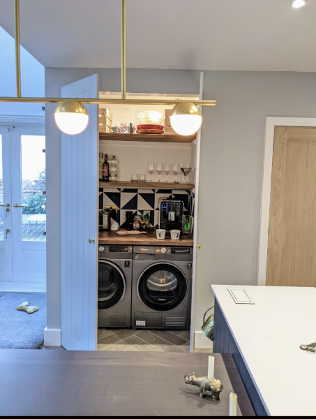 To get read of utility room/ area off kitchen and make it into a larder?