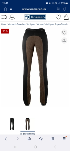 Riding trousers!