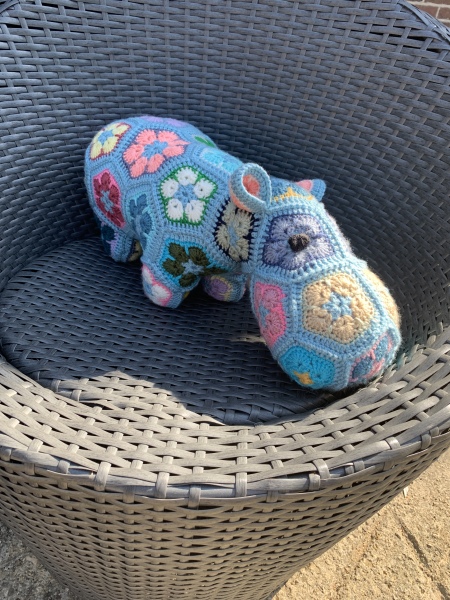 It's crochet,  knit and natter thread 11. So much yarn we need a yarn barn.