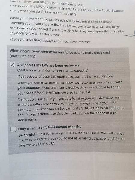 Solicitor saying a mental capacity assessment is needed for me to sell DMs house even though I have LPA