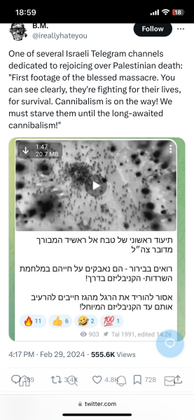 This is the reality of what Israel is doing (part 2)