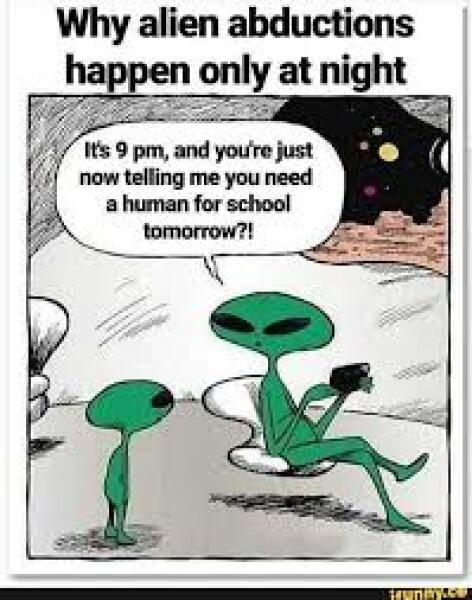 Alien/space creature day at school