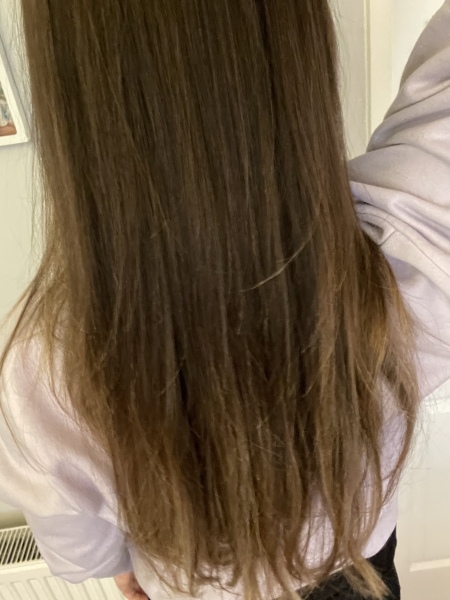 Grown out blonde balayage