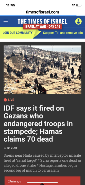 This is the reality of what Israeli is doing.