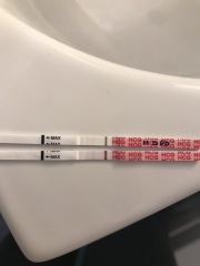 Anyone had darker lines in the afternoon or evening?