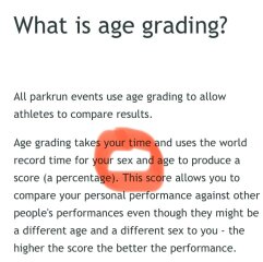 Park run email today - "Living as myself"