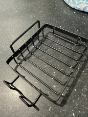 Limescale on Matt black shower caddy’s