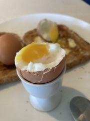To not like the way DH eats his boiled eggs?