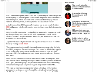 NHS now offering free BRACA testing to anyone with one Jewish grandparent