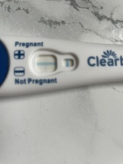 Pregnancy test.