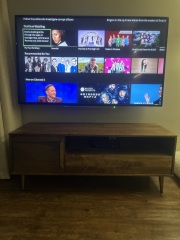 TV on wall - Where does your Sky box go?