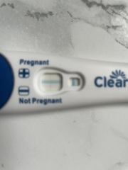 Pregnancy test.