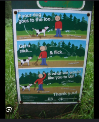 To not pick up dog poo...