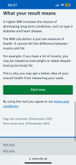 BMI changes for ethnic groups/sex