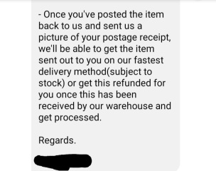To expect more of a response from major retailer?