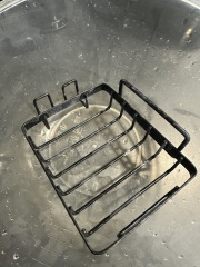 Limescale on Matt black shower caddy’s