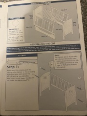 Mamas and Papas Cot bed from 2000