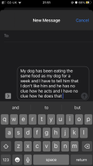 Predictive text. ‘Women are…’