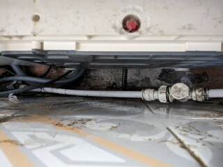 Advice needed! How to sort out the mouldy wall under sink cupboard after a water leak which lasted for ages!
