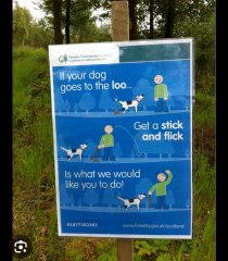 To not pick up dog poo...