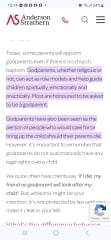 Should godparents pay for a child's upkeep?