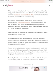 Do you have a minds eye