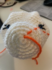 It's crochet,  knit and natter thread 11. So much yarn we need a yarn barn.