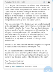 Elite sports people speaking up!