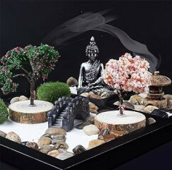 Has anyone got a zen japanese garden set?