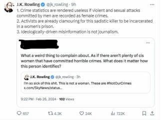 JK Rowling has sadly opened her mouth again