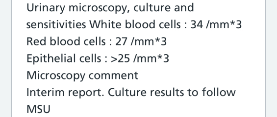 Do I have an infection…