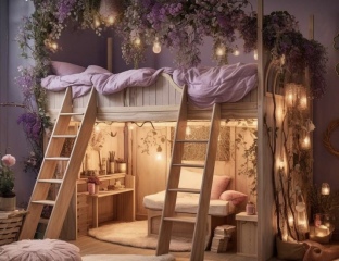 Narrow bedroom