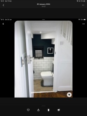 Putting a toilet under the stairs