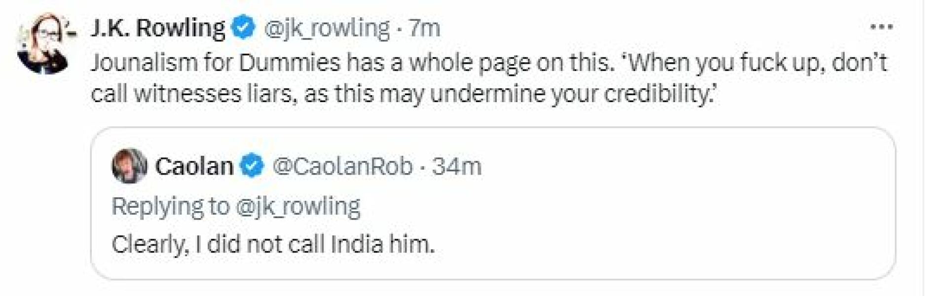 JK Rowling has sadly opened her mouth again