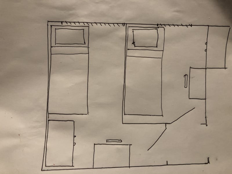 Has anyone split the main bedroom in a mid terrace into two smaller rooms?