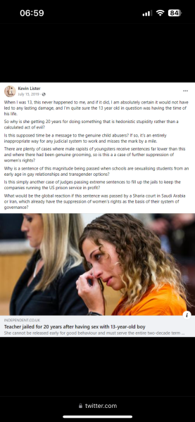 Teacher Kevin Lister's court case starts today on Tribunal Tweets