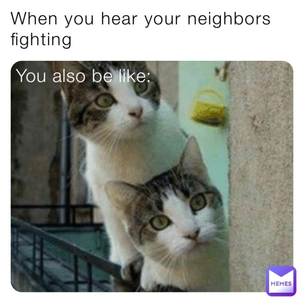 Are you a nosey neighbour?