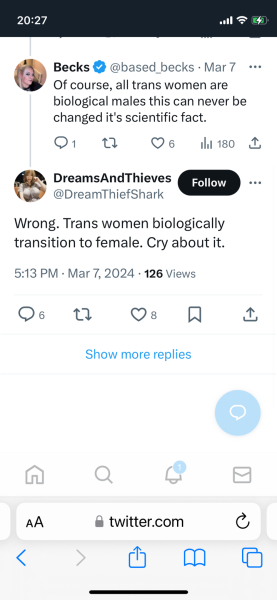 Evidence of trans claiming to change sex