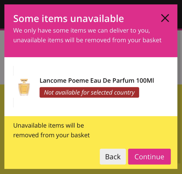 Discontinued perfumes