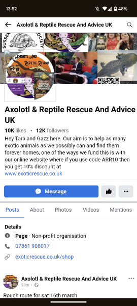 Emergency with axolotl