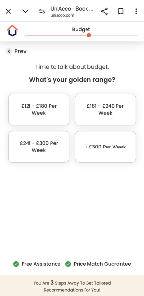 To think for £100 a week to live at home I can have a shower every day?